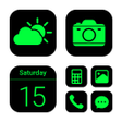 程序图标：Wow Green Black Theme