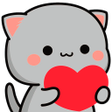 أيقونة البرنامج: Mochi Cat Stickers for Wh…