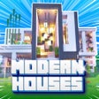 أيقونة البرنامج: Modern Houses for Minecra…