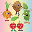 ไอคอนของโปรแกรม: Happy Fruits  Veggies