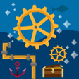 プログラムのアイコン：Underwater Treasures: Cog…