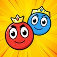 Icoon van programma: Red and Blue Ball