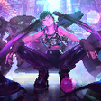 ไอคอนของโปรแกรม: Girl Biker From Cyberpunk…