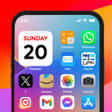 Icoon van programma: OS 18 Launcher for OS The…