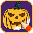 Иконка программы: Halloween Coloring Books …
