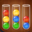 ไอคอนของโปรแกรม: Color Ball Sort Wooden Pu…