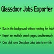 Glassdoor Jobs Exporter - Scrape jobs to csv