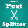 프로그램 아이콘: jQuery Post Splitter