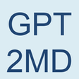 Ikona programu: ChatGPT to Markdown