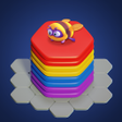 Иконка программы: Hexa Hive Adventure: Sort…