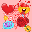 プログラムのアイコン：Romantic love stickers