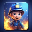 Programın simgesi: Fireman Game Fire Truck G…