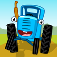 Иконка программы: The Blue Tractor: Kids Ga…