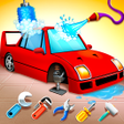 Kids Sports Car Wash Cleaning Garage