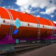 Oil Tanker Train Driving Sim : Cargo Train Uphill