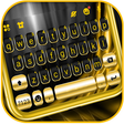 أيقونة البرنامج: Black Gold Luxury Keyboar…