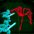 Stickman Neon Warriors Spiders Battle