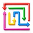 程序图标：Arrow Flow: Tap Out Puzzl…