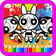 Power-Puf Girls Coloring Games
