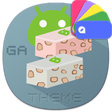 プログラムのアイコン：Nougat Theme - XPERIA ON™