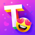 プログラムのアイコン：Text animated sticker mak…