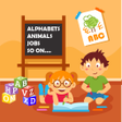 ABC English Alphabets Phonic Sounds for kids.