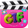 ไอคอนของโปรแกรม: GIF Maker With Kawaii Sti…