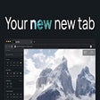 New Tab with Dark Theme