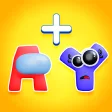 Alphabet Monster: 3D Merge