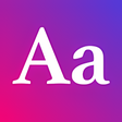 Programikonen: Aa Fonts Keyboard  Emoji