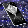 ไอคอนของโปรแกรม: Sparkle Gold Live Wallpap…