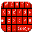 Emoji Keyboard Tiles Red Theme icon