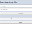 Icon of program: Telegram Message Generato…