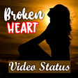 Broken Heart 30 seconds video status icon