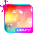 Ikon program: Rainbow Fun Animated Keyb…