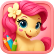 My Unicorn Pony Coloring book icon