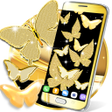 程序图标：Gold butterfly live wallp…