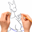 How to draw Pokeman icon