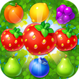 أيقونة البرنامج: Match 3 Game: Juicy Fruit…