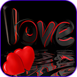 プログラムのアイコン：I love you quotes with ro…