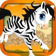 Zebra Runner - My Cute Little Zebra Running Game