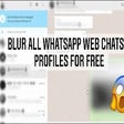 Иконка программы: Whatsapp Blur