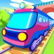 أيقونة البرنامج: Train station. Railroad w…