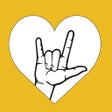 プログラムのアイコン：Deaf And Dating - ASL Cha…