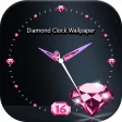 Diamond clock wallpaper