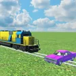 Icoon van programma: Train vs cars. Subway exp…