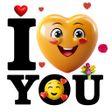 Иконка программы: Love Stickers Emoji WASti…