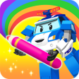プログラムのアイコン：Poli Coloring  Games - Ki…