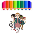 Ikona programu: Stranger Things Coloring