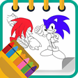 プログラムのアイコン：Soni Coloring Blue Cartoo…